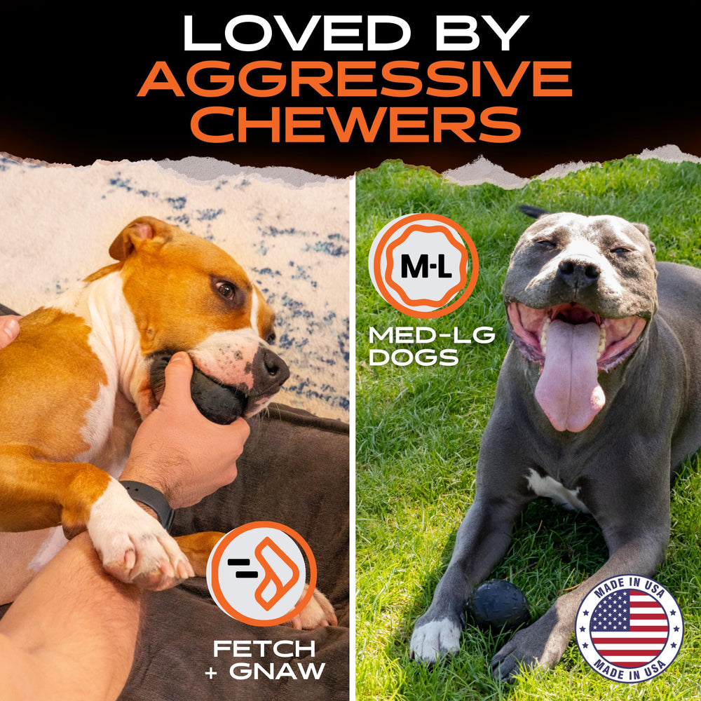 Monster K9 safe non-toxic rubber close-up underlines safe chewing for dogs
