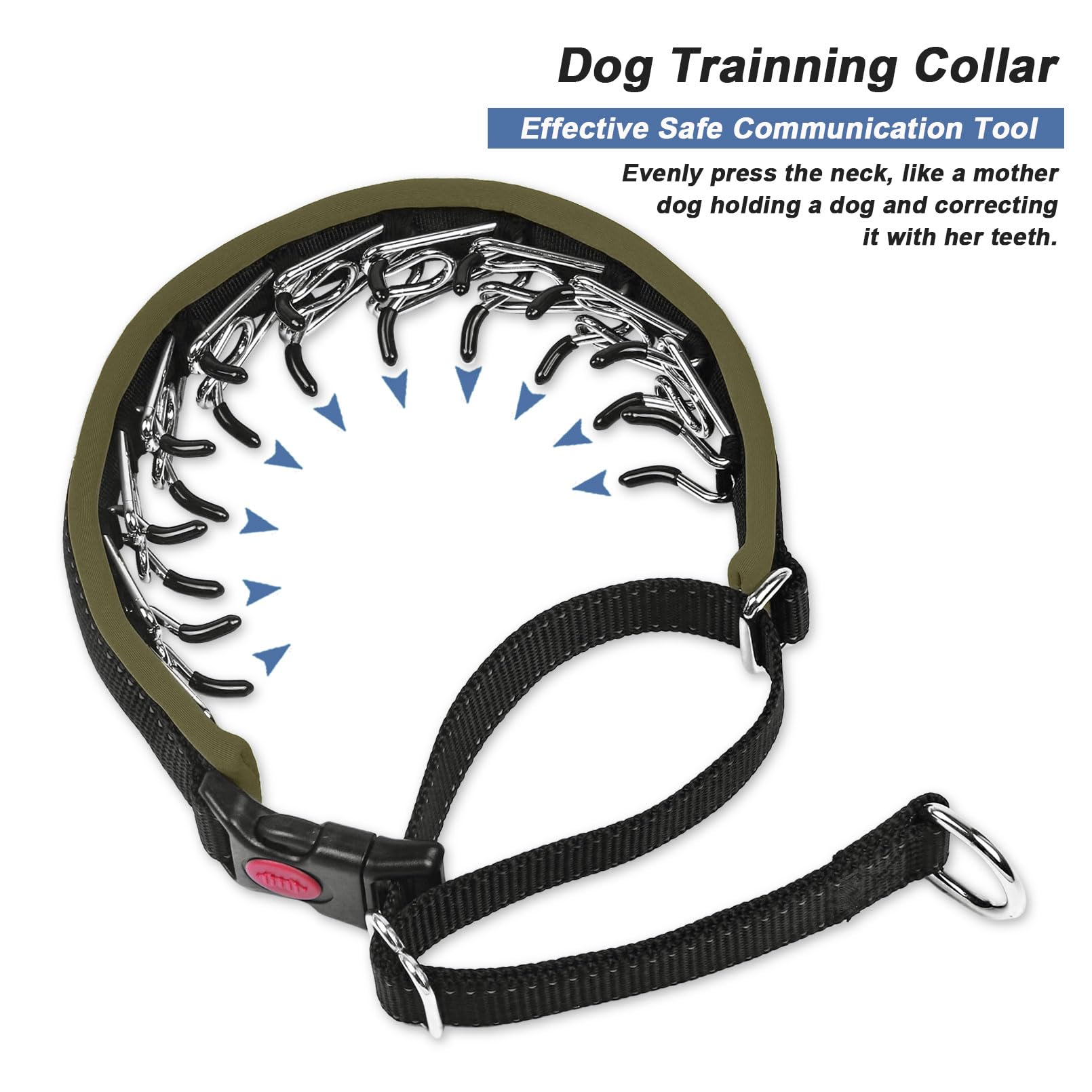 Monstoyo Martingale Collar daily-use design supports safe control on walks.