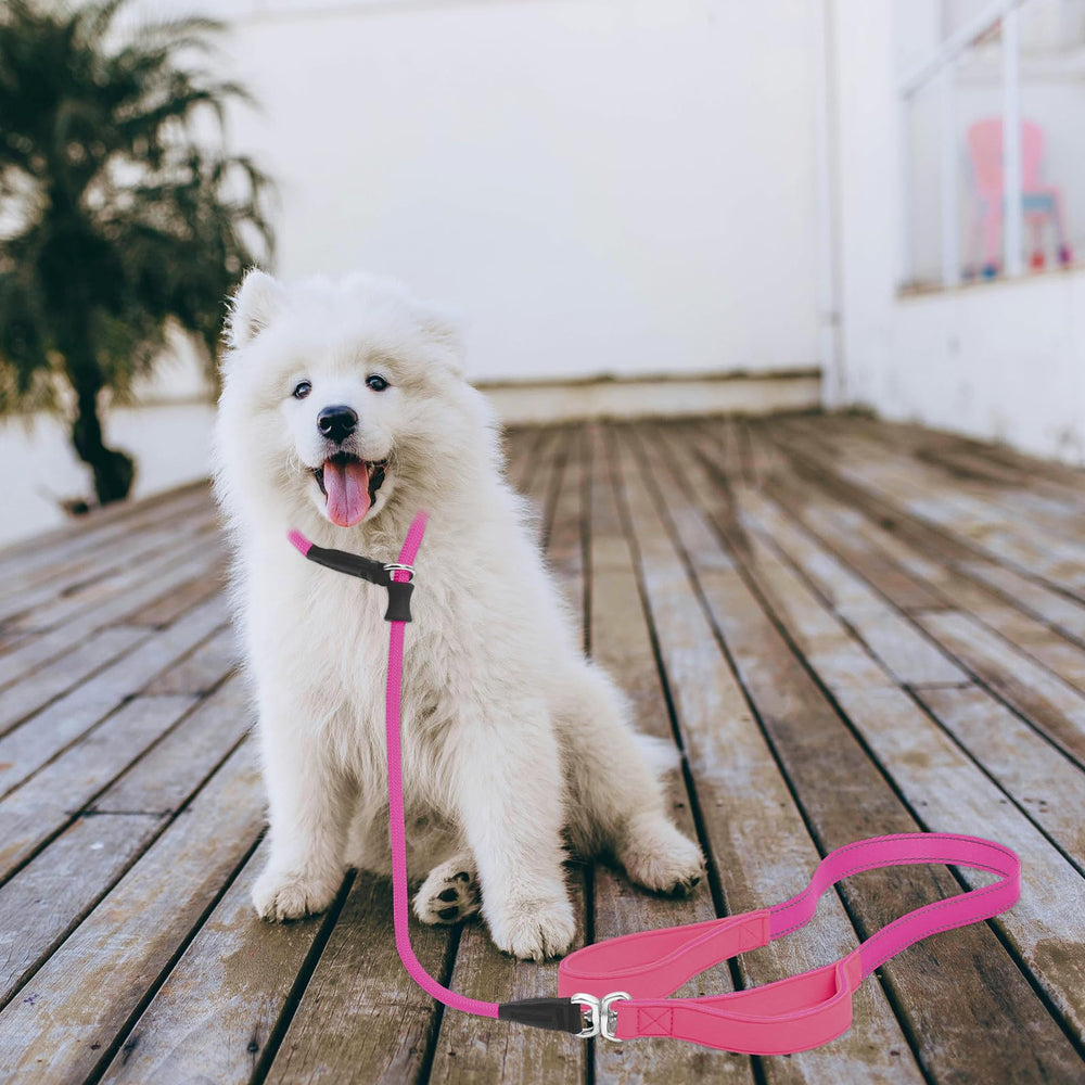 Monstoyo Slip Lead en rosa brillante para mayor visibilidad nocturna