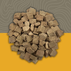 Montana Dog Food Co rehydrated meal bowl indicates a complete, easy-to-prepare option.