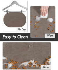 MontVoo absorbent dog water mat easy clean surface after meals