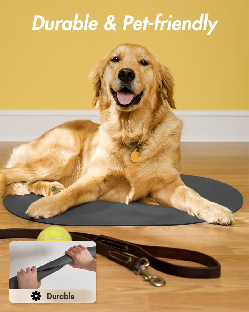 MontVoo durable dog feeding mat endures daily pet use