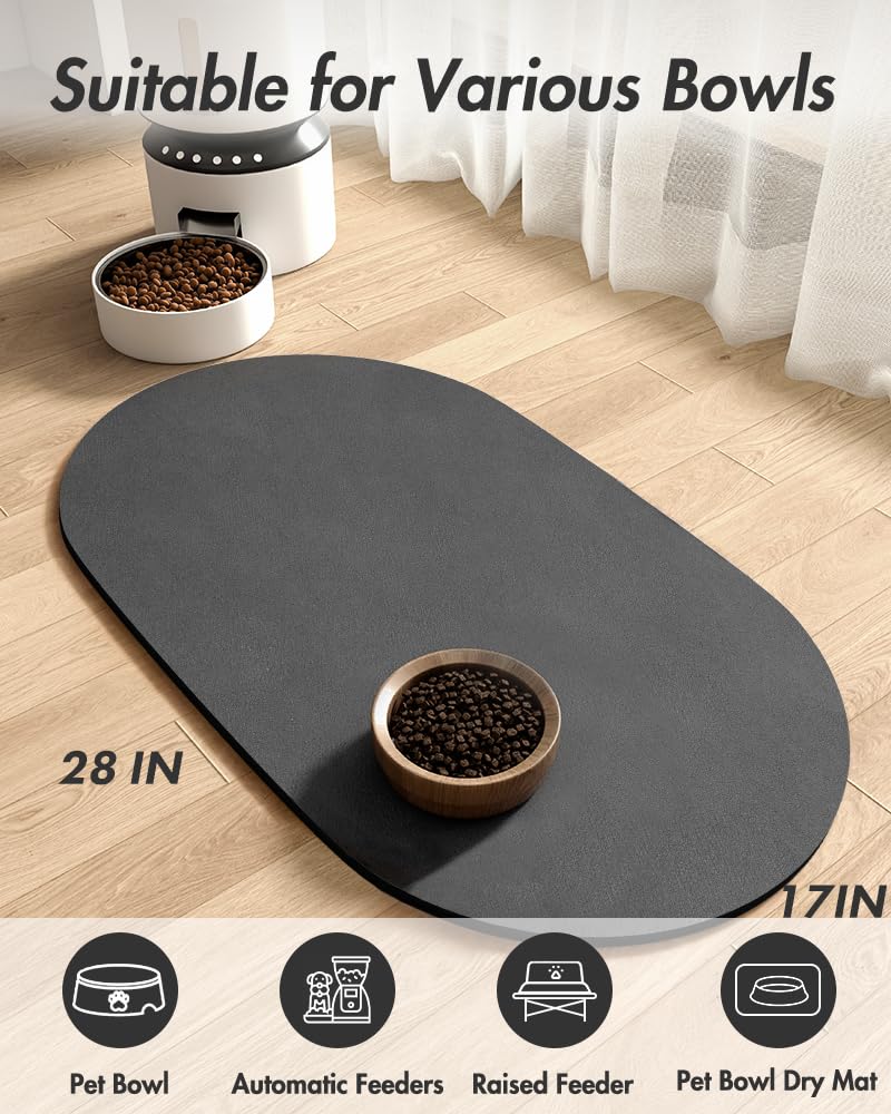 MontVoo durable-dog-food-mat withstands daily use by pets.