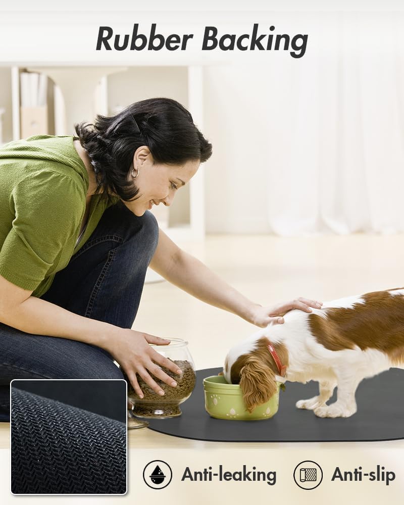 MontVoo easy-clean-dog-mat simplifies wiping and rinsing after use.