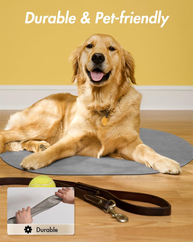 MontVoo non-slip dog mat secures bowls on any floor