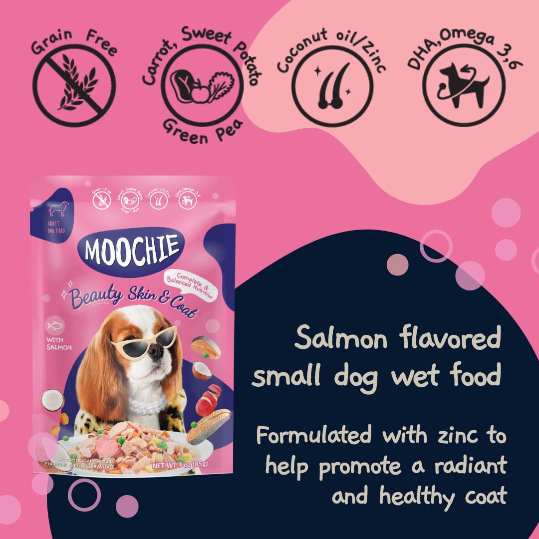 MOOCHIE prebiotics pouch promoting gut health and balanced digestion.