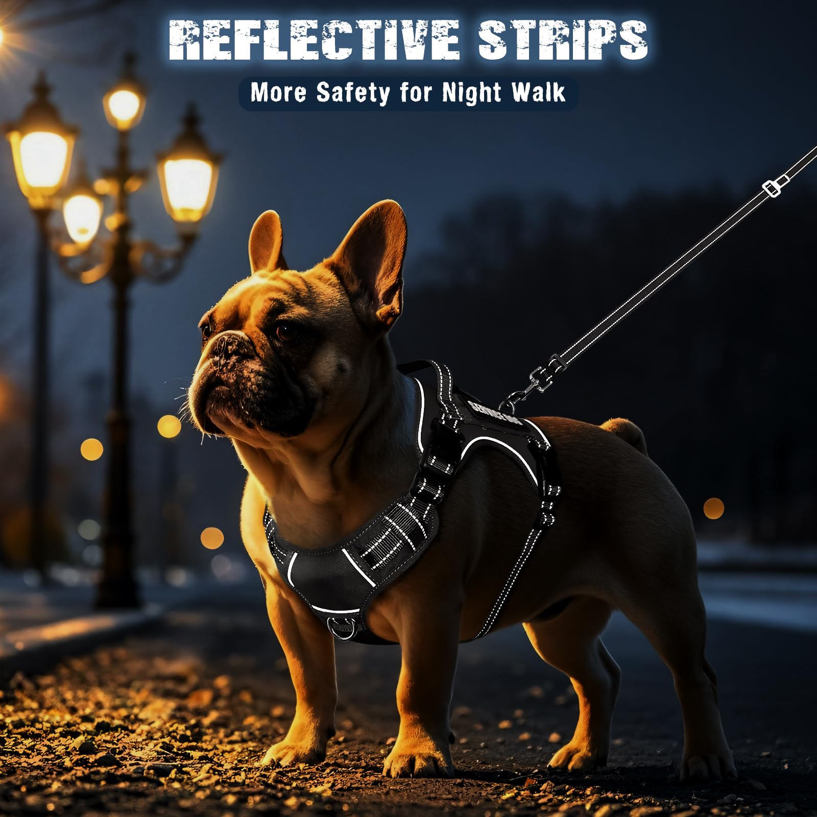 MOOGROU dog car belt feature secures your pet during car travel