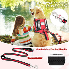 MOOGROU leash with soft padded handles improves comfortable control.