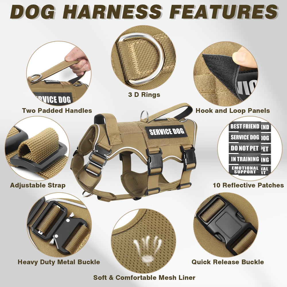 MOOGROU leash with sturdy metal buckle designed for reliable outdoor control.