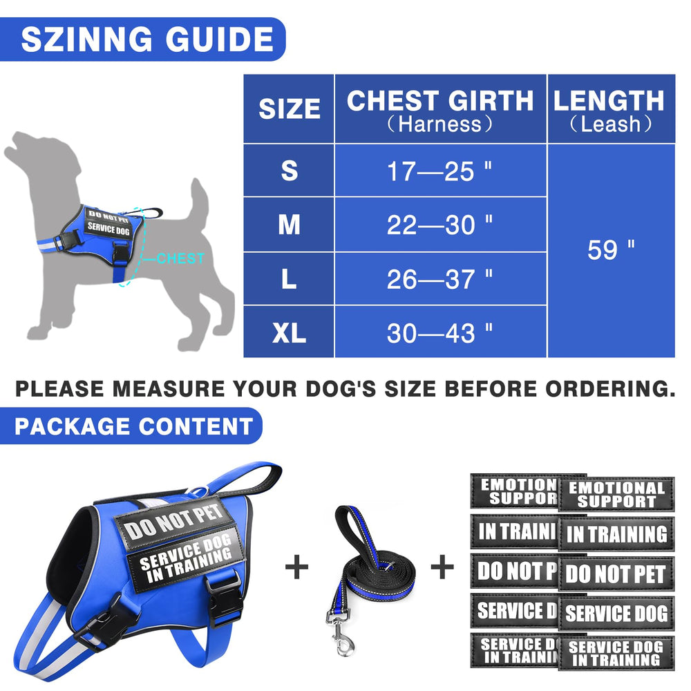MOOGROU 5 ft leash with two padded handles for control.