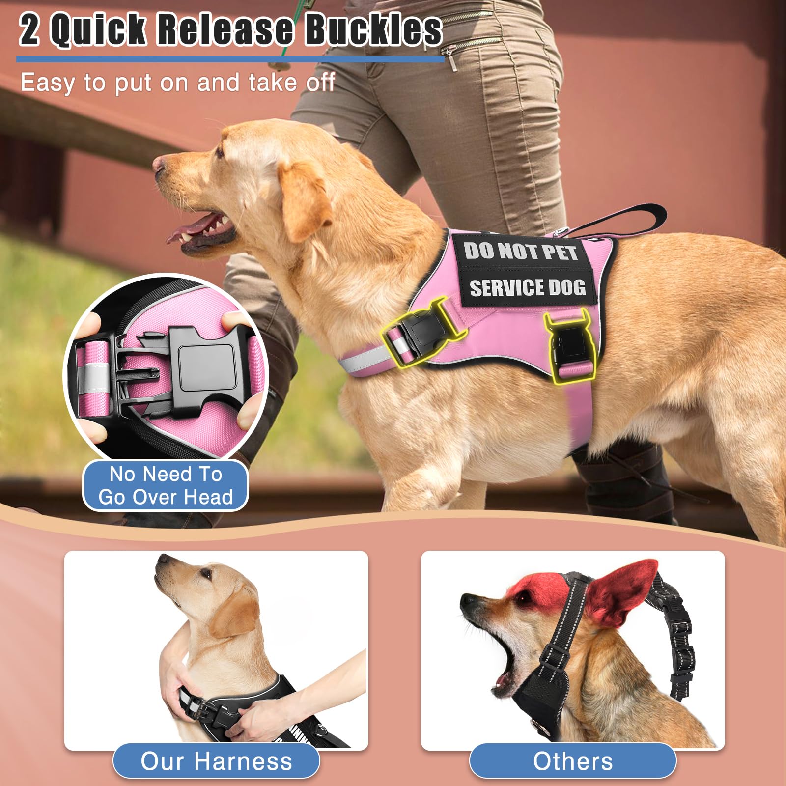 MOOGROU bright patches on Velcro area for clear communication.