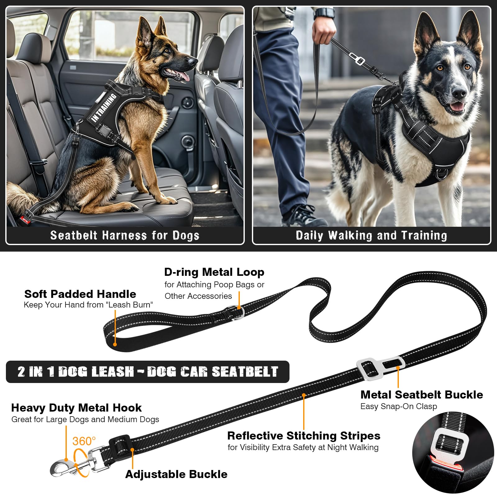MOOGROU patches display on vest like BEST FRIEND and IN TRAINING for mood signaling.