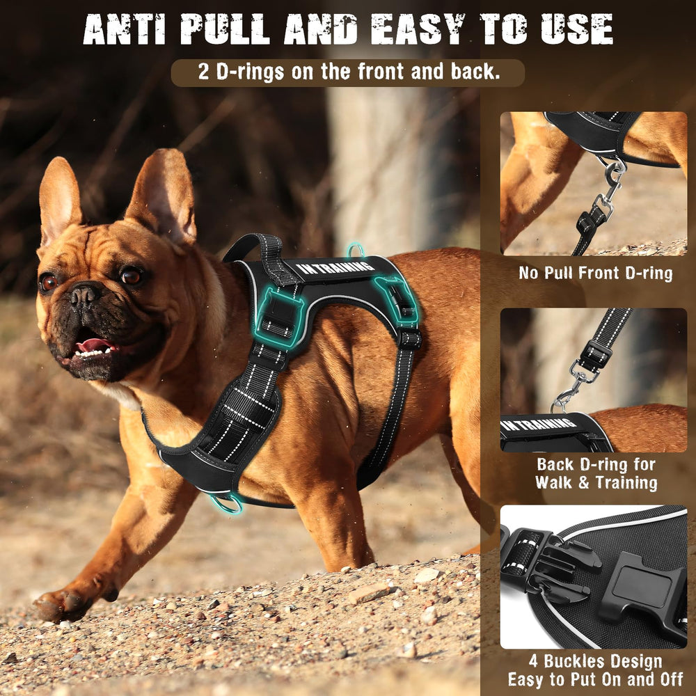 MOOGROU patches set of ten communicates mood and roles for dogs