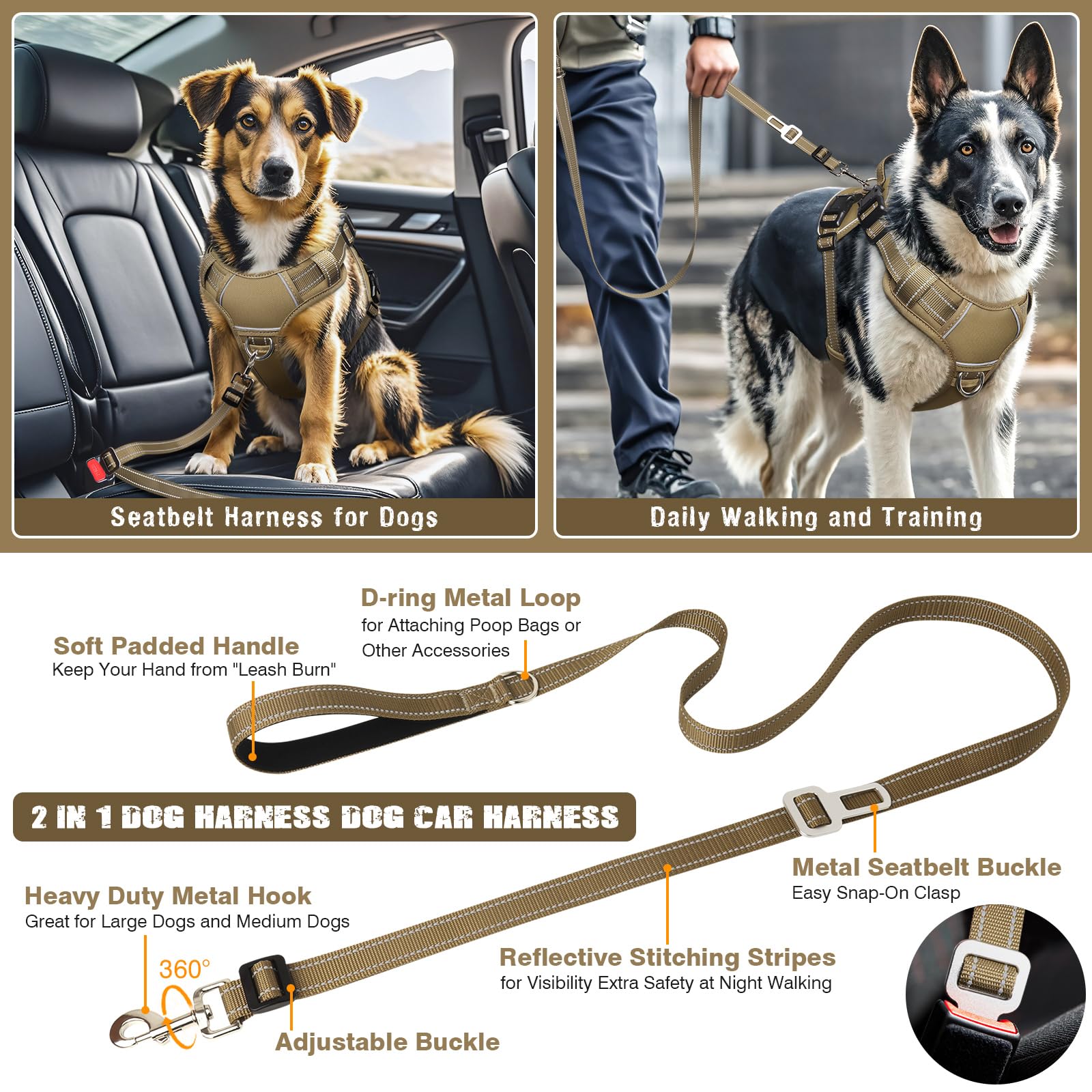 MOOGROU reflective strips enhance visibility during night walks for safety.