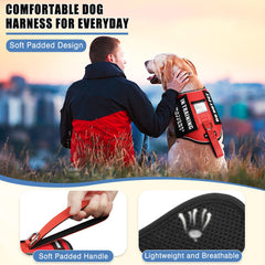 MOOGROU service dog ID tag features deep engraving for lasting identification