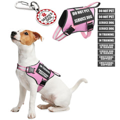 MOOGROU service dog vest-harness ideal for quick on/off during walks