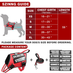 MOOGROU service dog vest side view showing adjustable fit for comfort