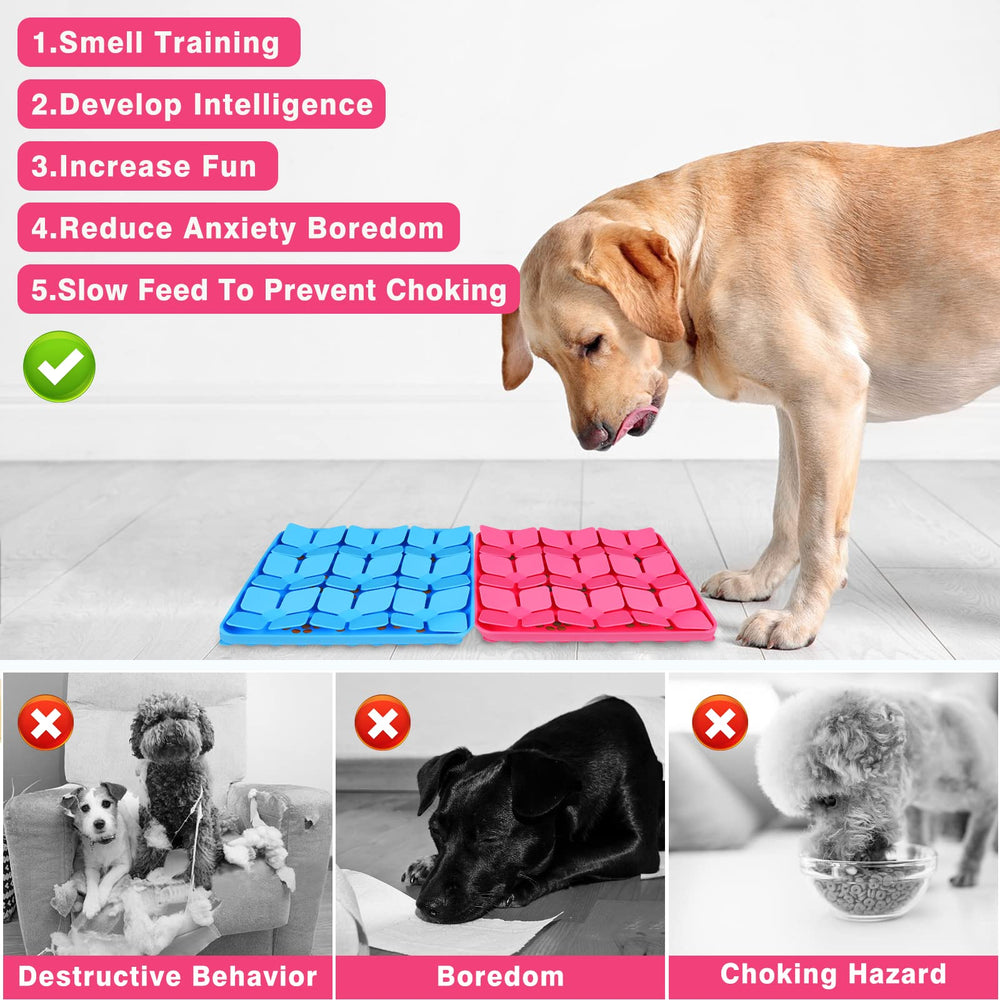 MOOGROU Snuffle Mat dog sniffing treats boosting natural foraging during play.