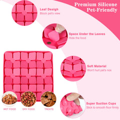MOOGROU Snuffle Mat silicone base with 100 suction cups stays in place on smooth floors.