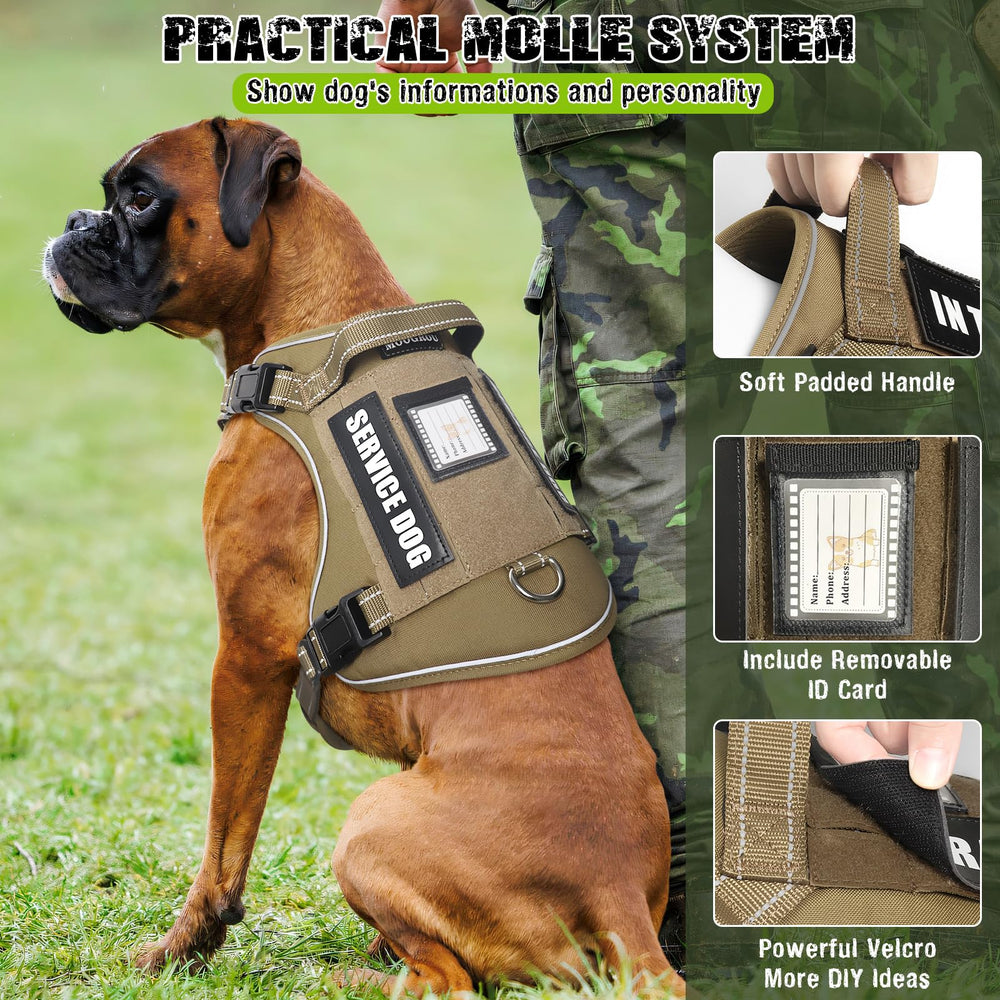 MOOGROU leash-car-harness-attachment demonstrates 2-in-1 versatility for car travel safety