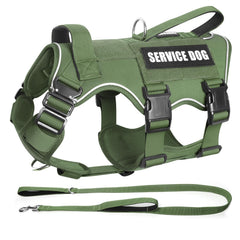 MOOGROU tactical dog vest front view for training control