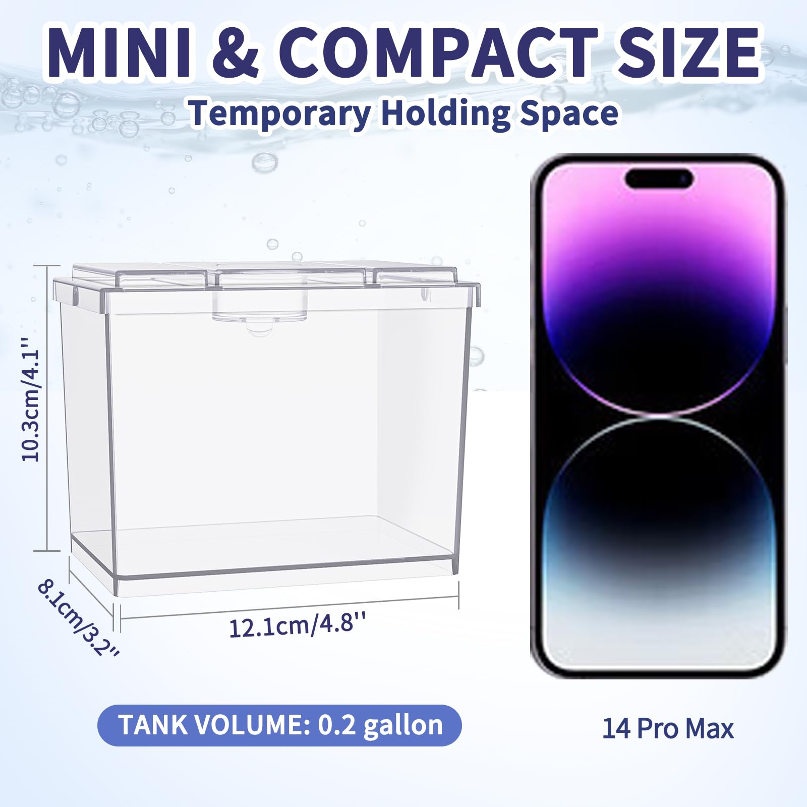 MoonOrange stackable cube tank setup showcases decor-friendly design with space-saving layers