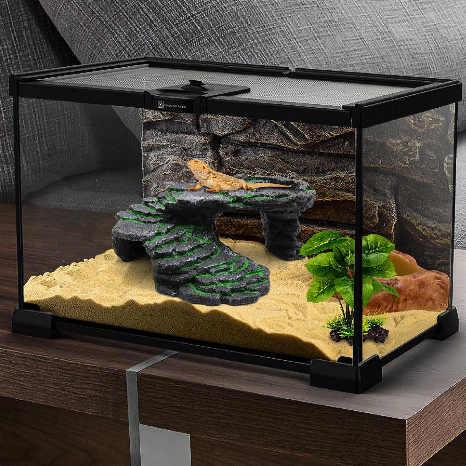 MoonOrange Turtle Basking Platform edge detail shows smooth, safe edges.