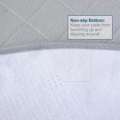 Moonsea anti-slip bottom close-up demonstrates secure placement on floors.