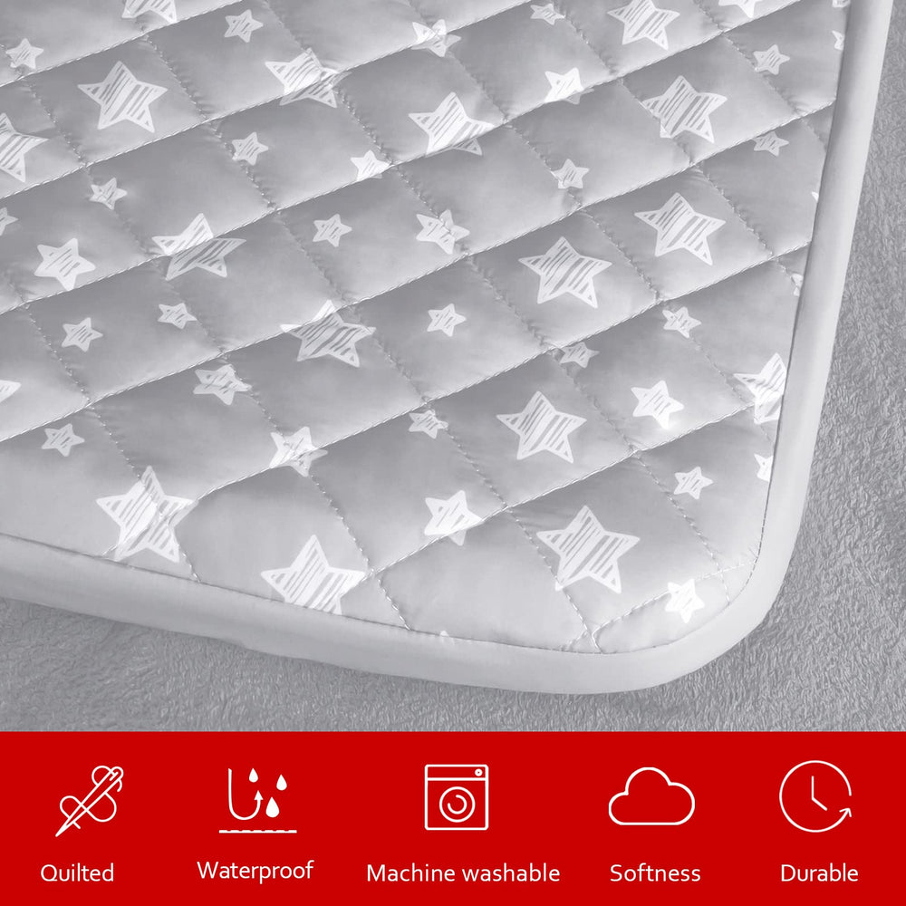 Moonsea dog bed cover 32x44 star print quilted fabric for cozy pets