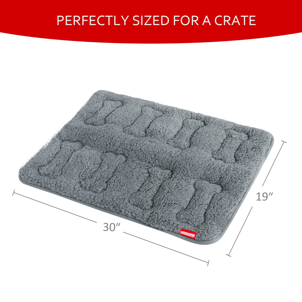 Moonsea dog bed crate mat machine-washable for easy cleaning