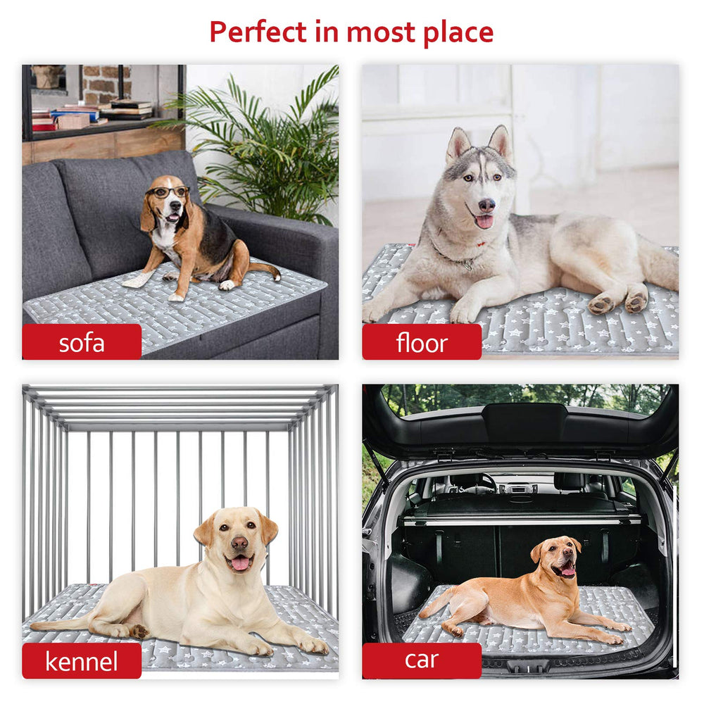 Moonsea dog crate bed mat 36x23 size fits standard crates