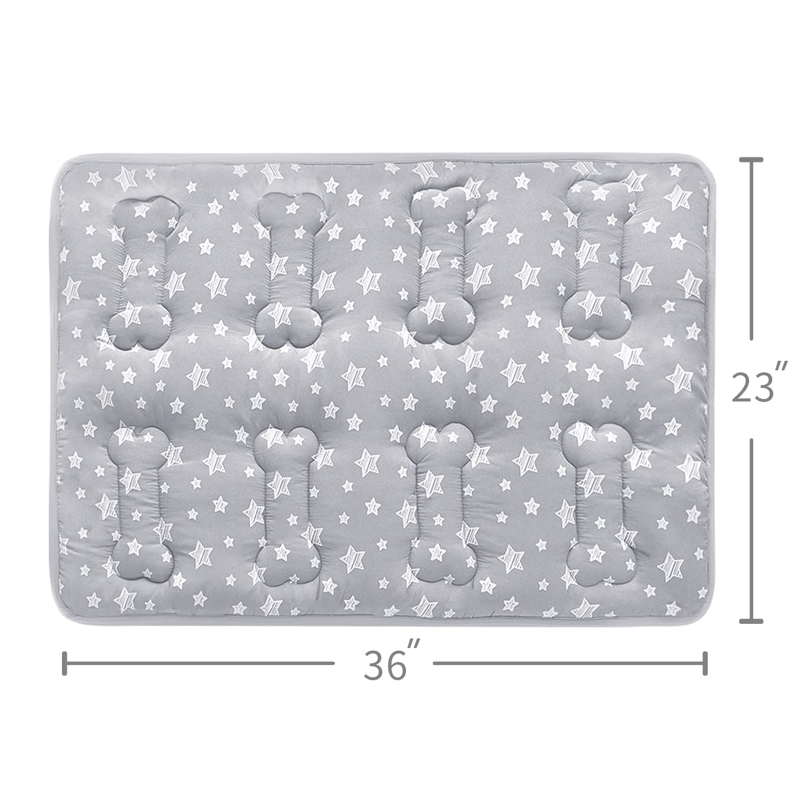 Moonsea dog crate bed mat machine-washable for easy care
