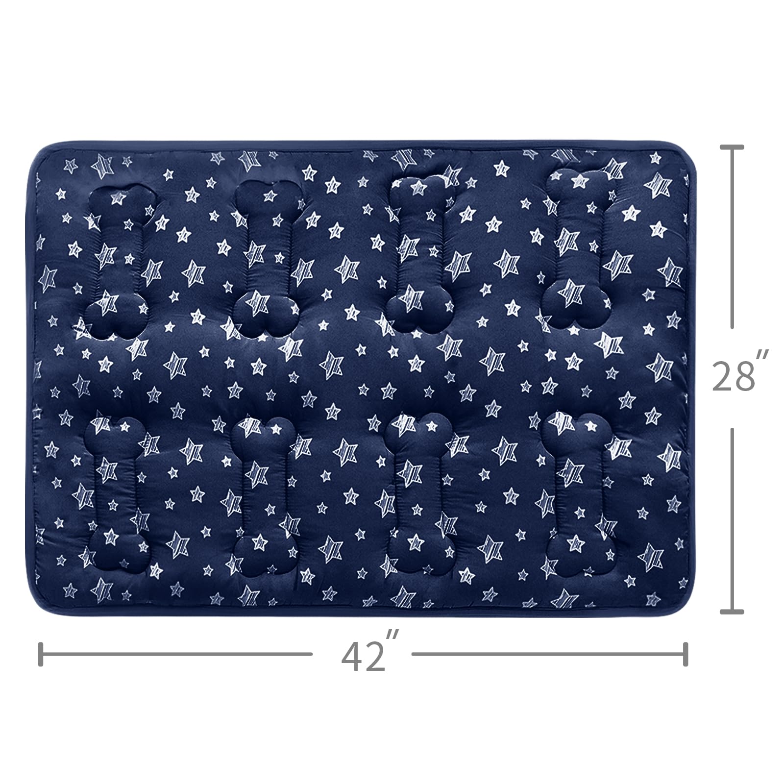 Moonsea dog crate mat personalized print adds adorable charm to crates.