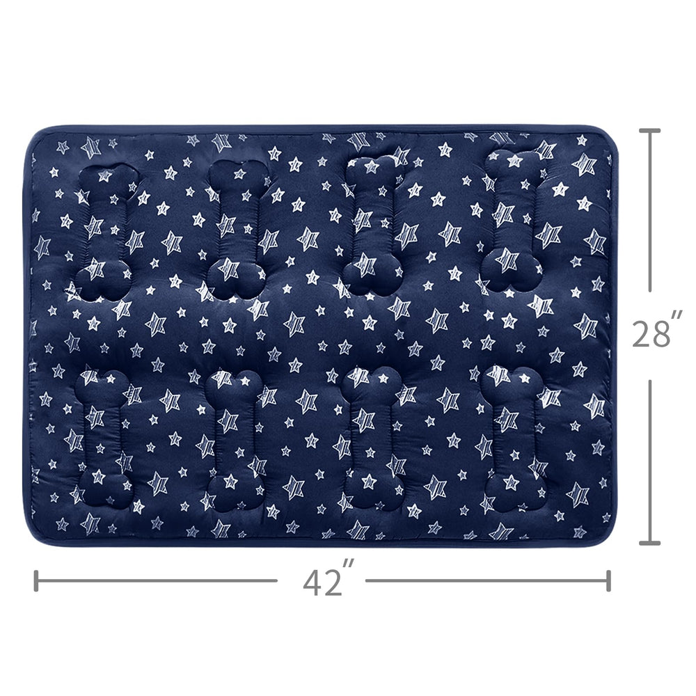 Moonsea dog crate mat personalized print adds adorable charm to crates.