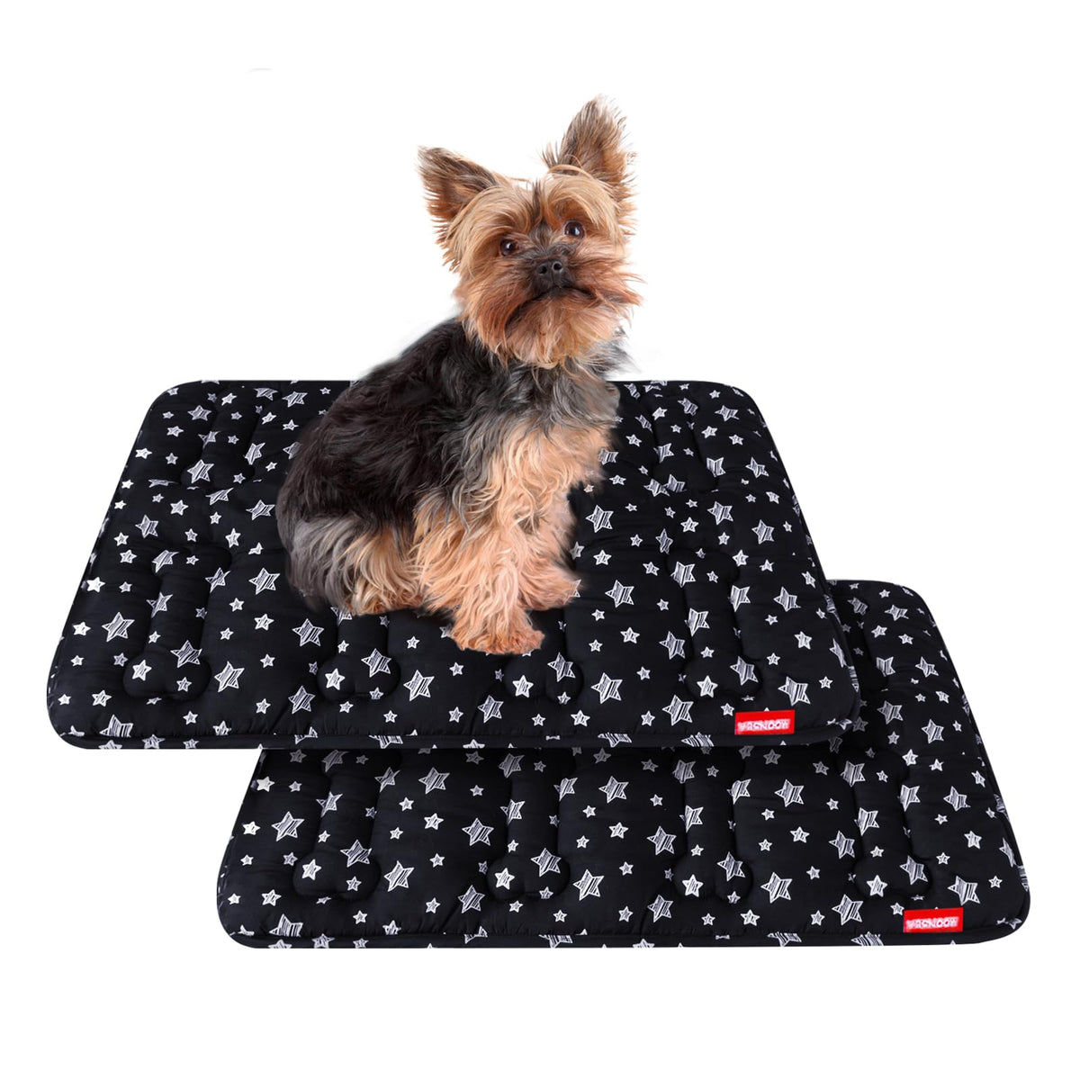 Moonsea Dog Crate Mat top material — plush comfort for restful naps.