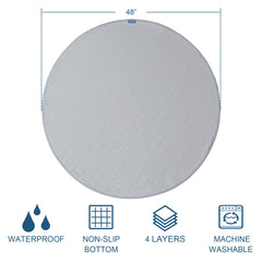 Moonsea pad in indoor use with dog resting to protect floors.