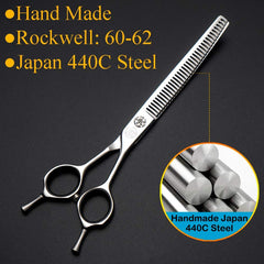 Moontay 440C stainless steel hand-forged scissors durable and sharp