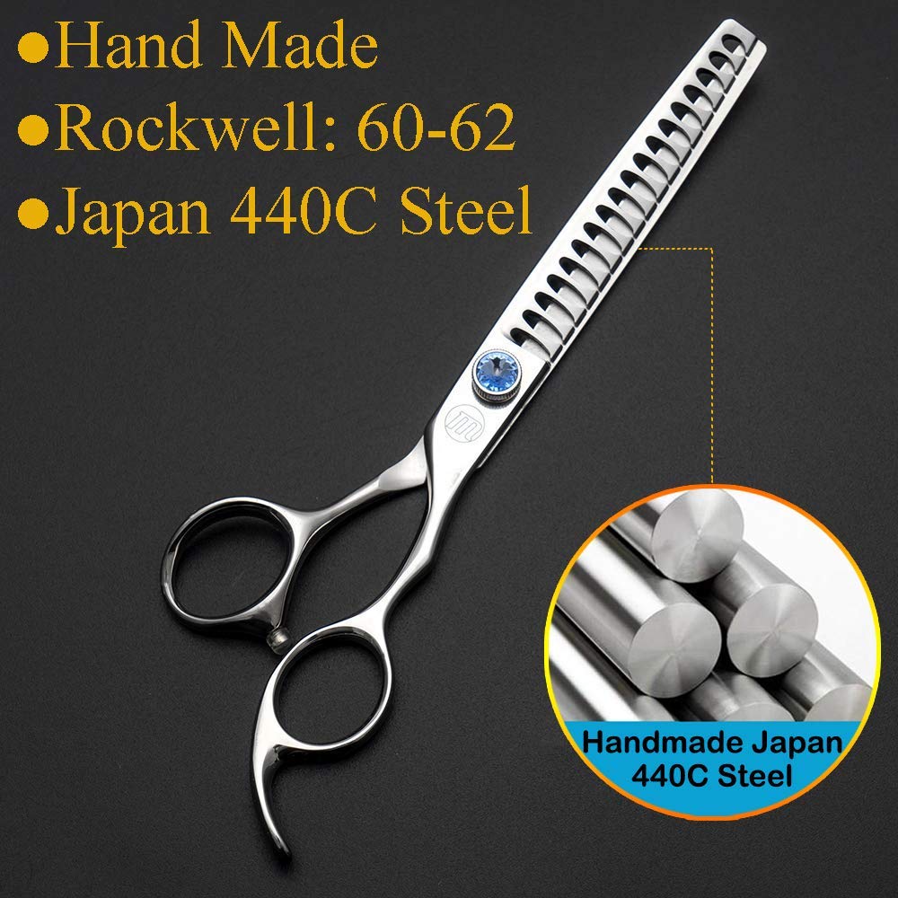 Moontay dog grooming chunkers 7in ergonomic handle for comfortable grooming sessions