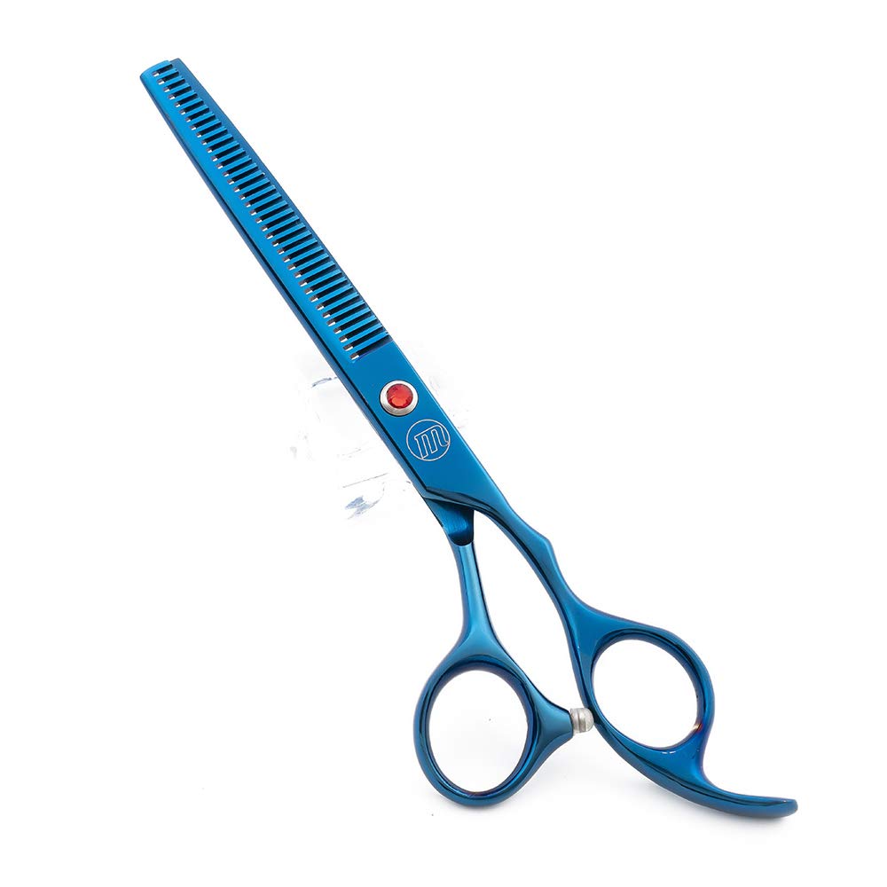 Moontay dog grooming scissors thinning blade for thinning thick coats smoothly.
