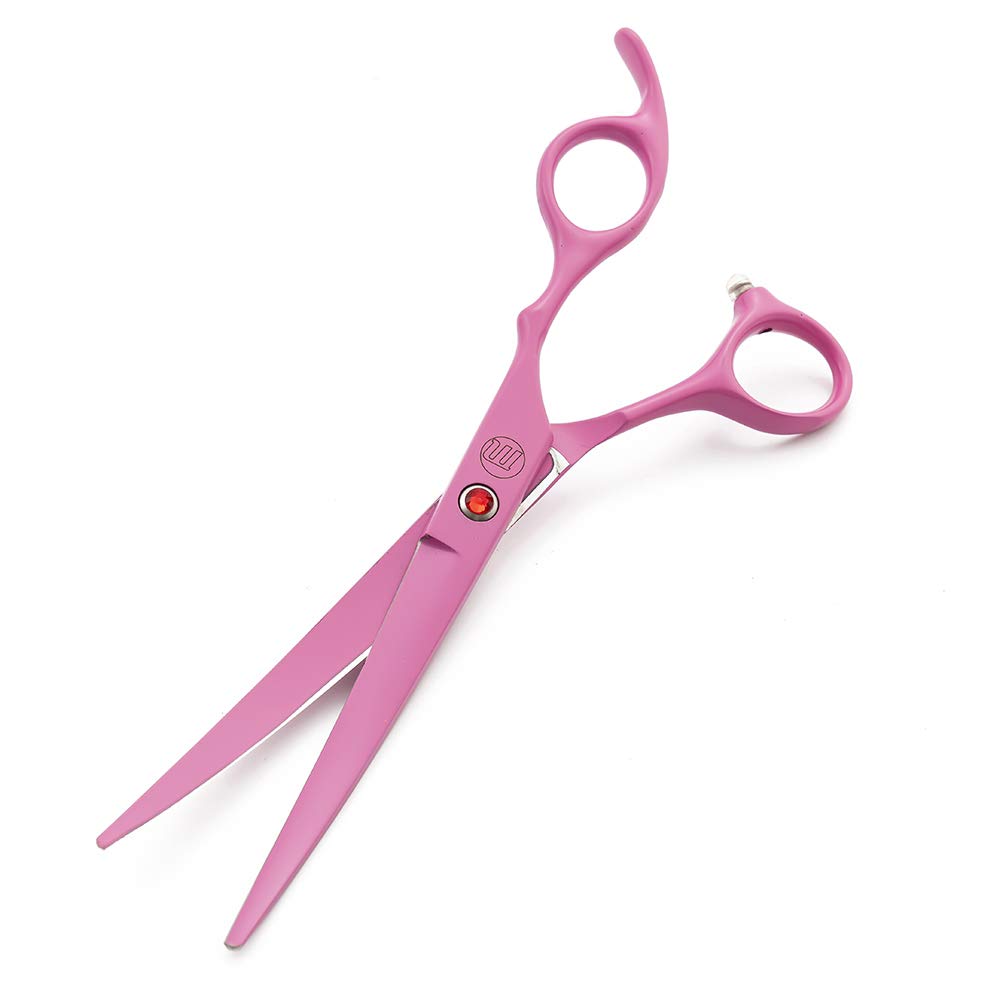 Moontay grooming kit packaging shows four 7-inch scissors for professional grooming.