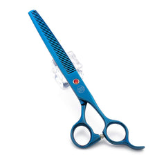 Moontay dog thinning-blending scissors 8in reduce bulk while preserving natural texture.