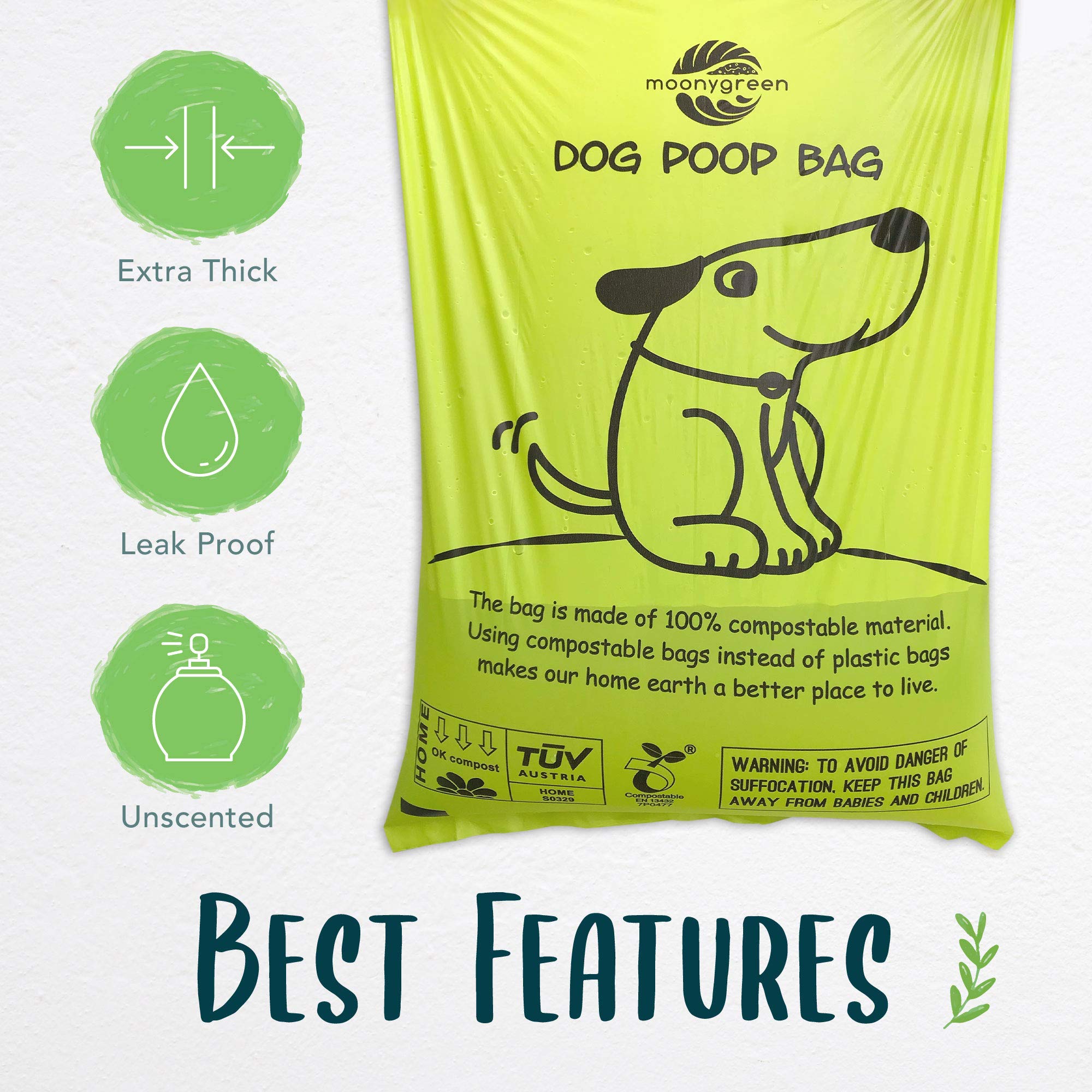 Moonygreen vegetable-based materials reduce plastic use and support eco packaging.