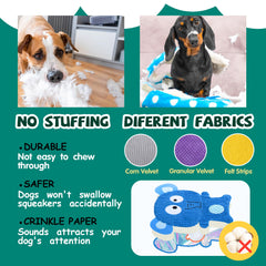 Mootop No Stuffing Dog Toy Pig offers durable plush fun with safe chewing.