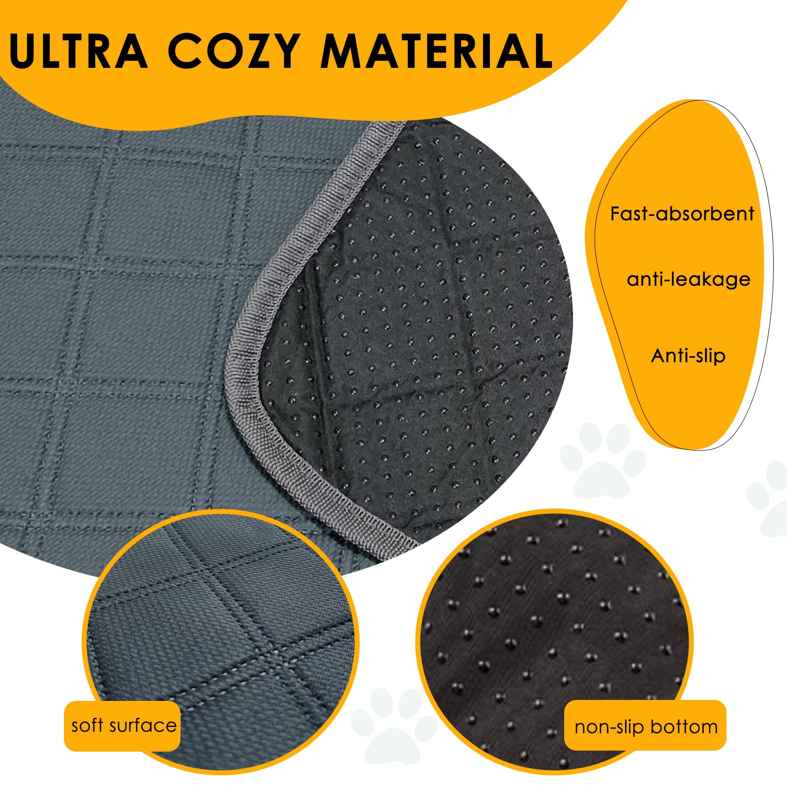 Mooydee guinea pig pad multi-layer design combines softness and absorbency.