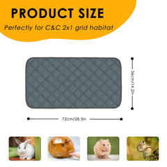 Mooydee guinea pig pad soft surface offers gentle comfort for tiny paws.