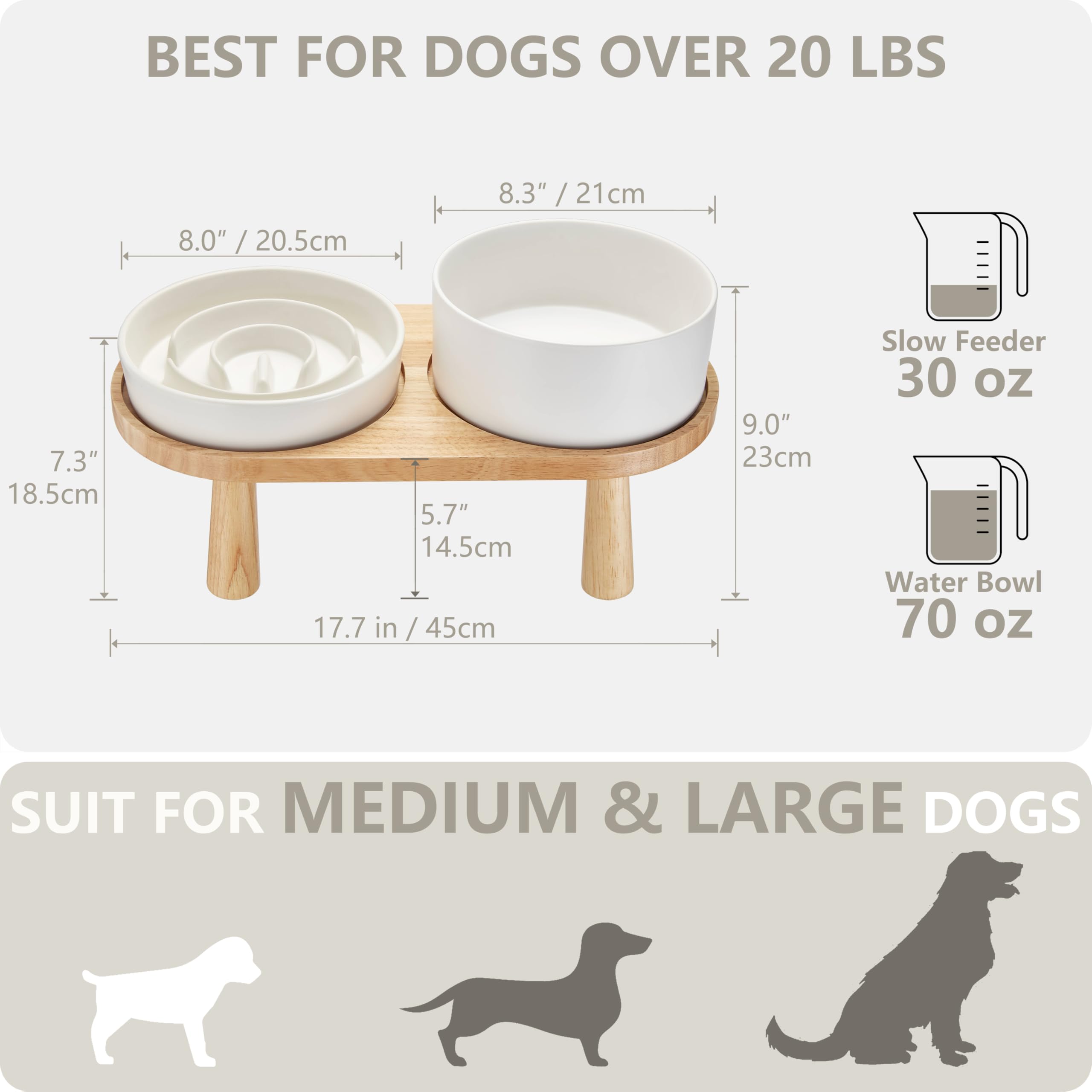 MOPANG 30 oz slow-feeder bowl promotes slower, mindful eating.