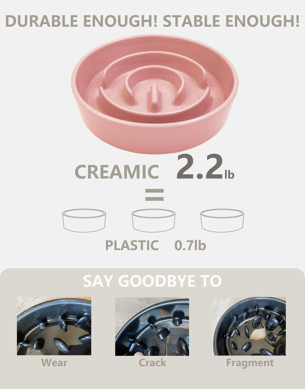 MOPANG ceramic bowl close-up shows dishwasher-safe convenience