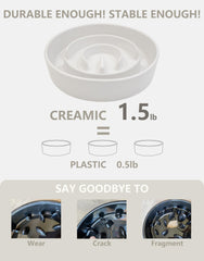 MOPANG dishwasher-safe bowl simplifies cleanup after dry or wet meals.