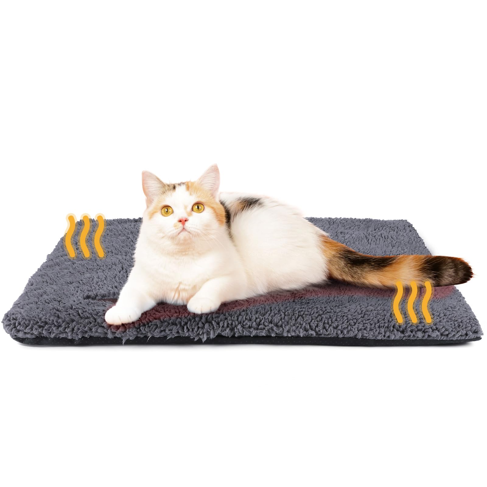Mora Pets cozy nap on bed demonstrates plush comfort for a relaxed pet.