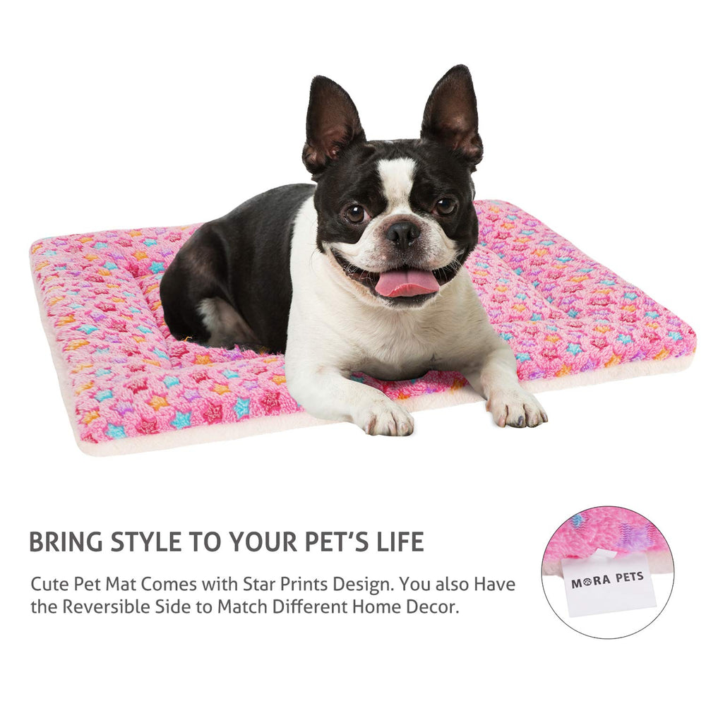 Mora Pets foldable dog bed mat for portable travel storage